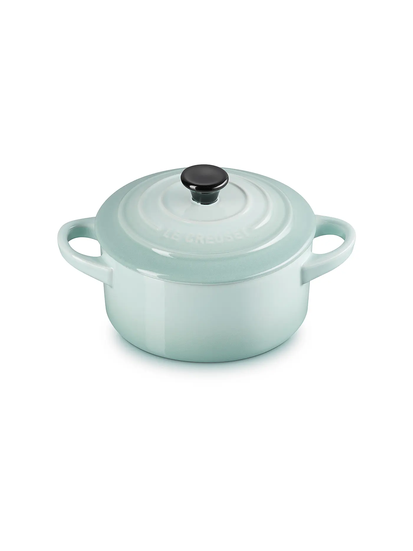 LE CREUSET | Mini-Cocotte "Poterie" 10cm  0,2L Meringue | hellgrau